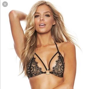 Hot AF Black Gunpowder and Lace Beach Bunny Bikini